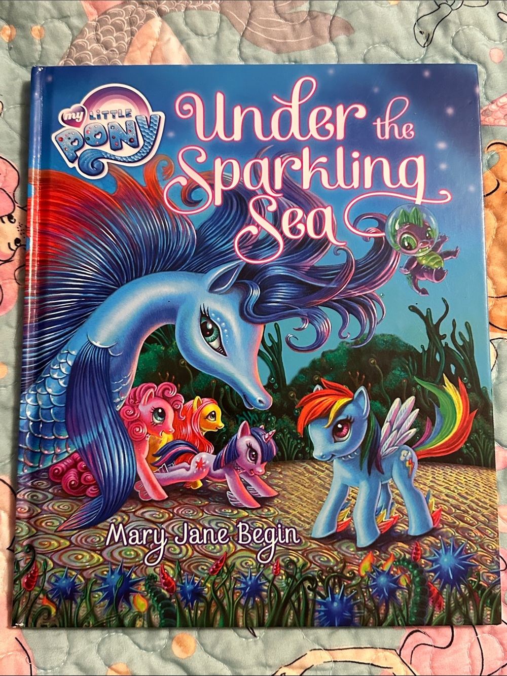 My Little Pony Blue & Rainbow 'Under the Sparkling Sea' Hardcover